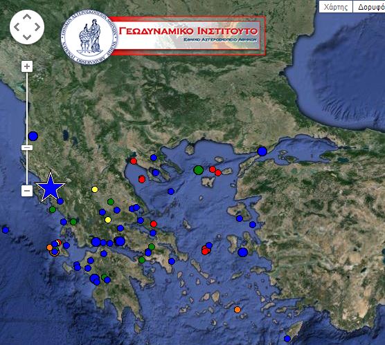 Σεισμός βορειοανατολικά της Άνδρου