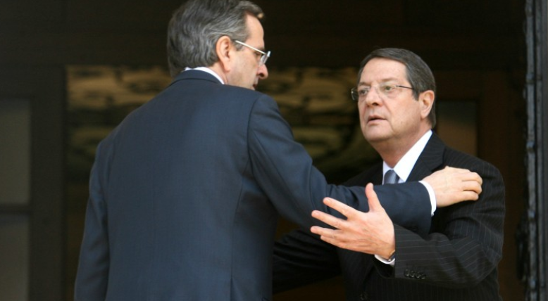 Τηλεφωνική επικοινωνία Σαμαρά-Αναστασιάδη