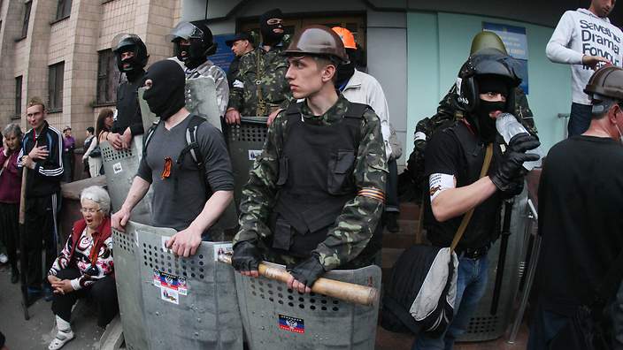 Ανταλλαγή πυρών στο Σλαβιάνσκ