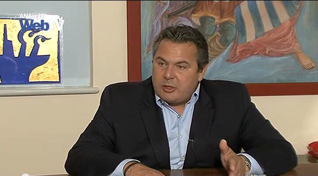 ΒΙΝΤΕΟ-Καμμένος: Μοναδική λύση η κυβέρνηση εθνικής ενότητας