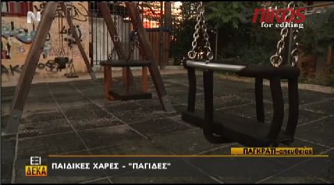 ΒΙΝΤΕΟ-Παιδικές χαρές “παγίδες” στο κέντρο της Αθήνας