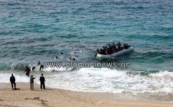 ΒΙΝΤΕΟ-Εντοπίστηκαν μετανάστες στο Πλωμάρι