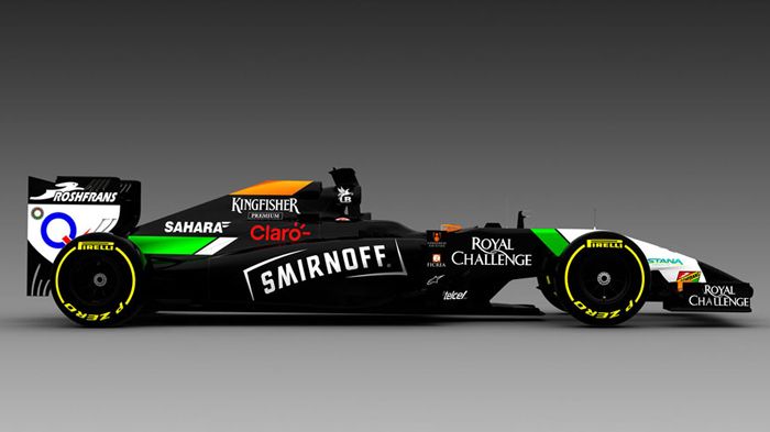 H Smirnoff σπόνσορας της Force India
