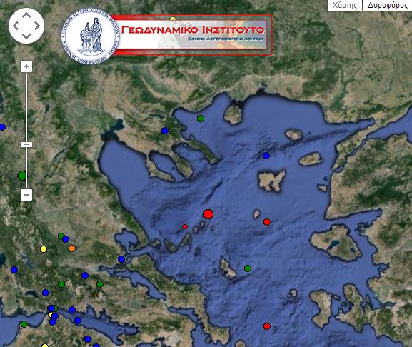 ΤΩΡΑ-Σεισμός 4,3 ρίχτερ βορειανατολικά της Αλοννήσου