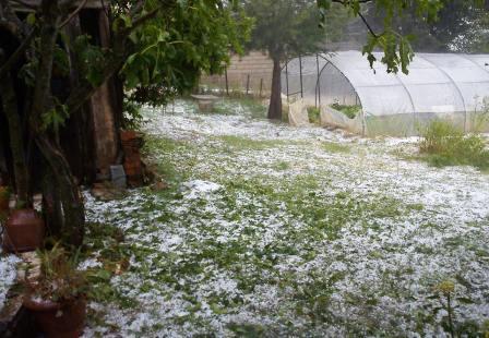 ΦΩΤΟ-Χαλάζι στο νομό Ιωαννίνων