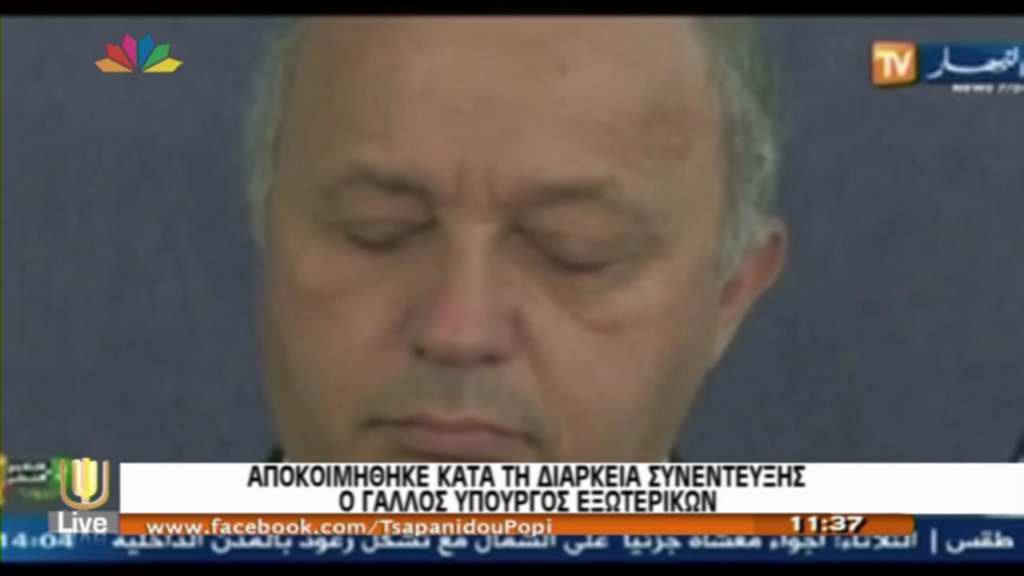 ΒΙΝΤΕΟ-Αποκοιμήθηκε υπουργός μπροστά στις κάμερες