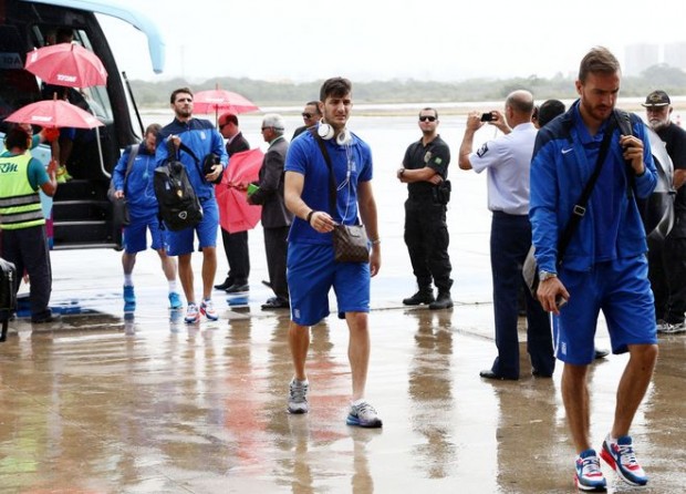 ΒΙΝΤΕΟ-Η αναχώρηση και η άφιξη της Εθνικής