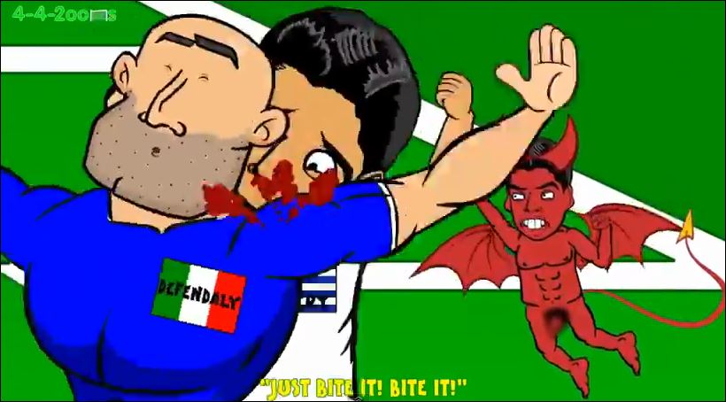 BINTEO-Ο Σουάρες δαγκώνει με ρυθμούς «bite it»