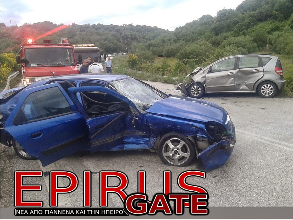 Τρείς τραυματίες μετά από σφοδρή σύγκρουση