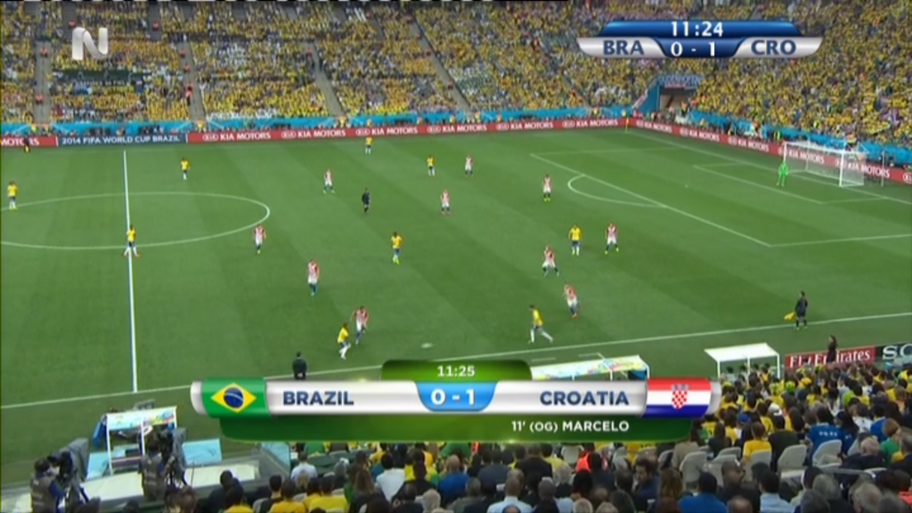 Live: Βραζιλία-Κροατία 0-1 (11’)