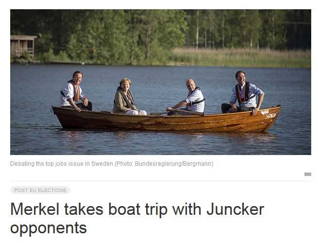 ΦΩΤΟ-Η βαρκάδα της Μέρκελ στη Σουηδία