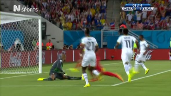 Live: Γκάνα-ΗΠΑ 0-1 (45’)
