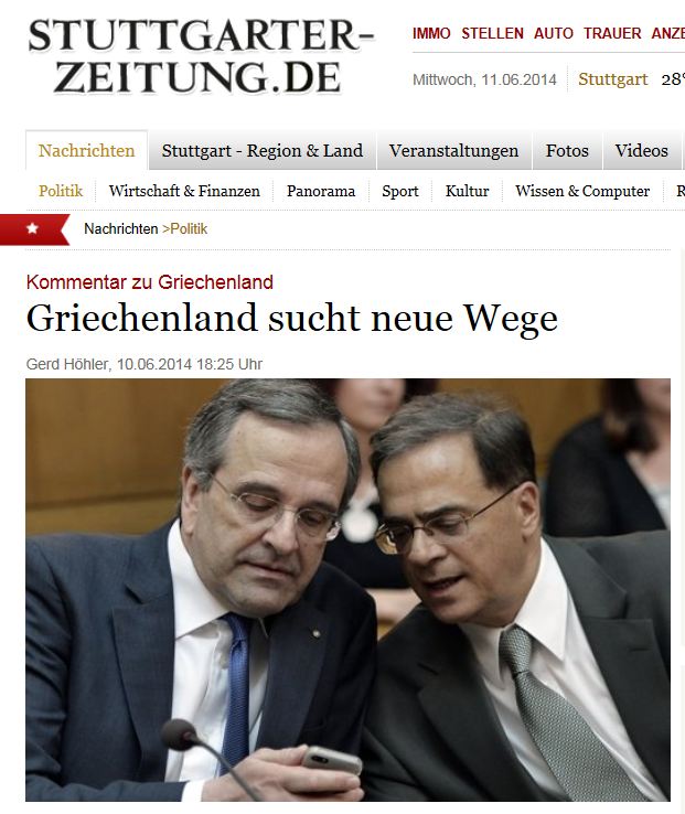 Stuttgarter Zeitung: Η Ελλάδα αναζητεί νέους δρόμους