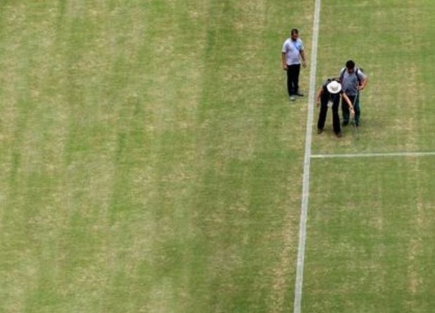 Βραζιλία-Βάφουν το χορτάρι πράσινο