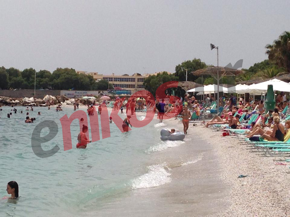 ΦΩΤΟ αναγνώστη-Διέξοδο από τον καύσωνα στις παραλίες