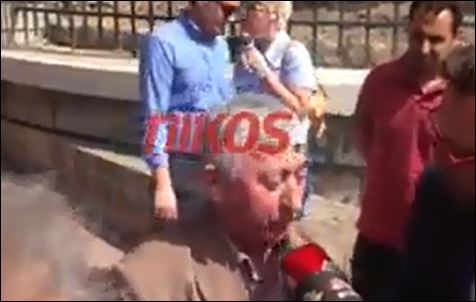 ΒΙΝΤΕΟ-Ο ηλικιωμένος που παραπονέθηκε στον Σαμαρά για τη σύνταξη