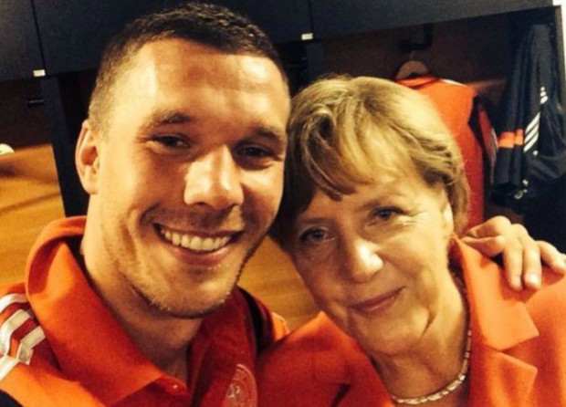 Η selfie της Μέρκελ με τον Ποντόλσκι