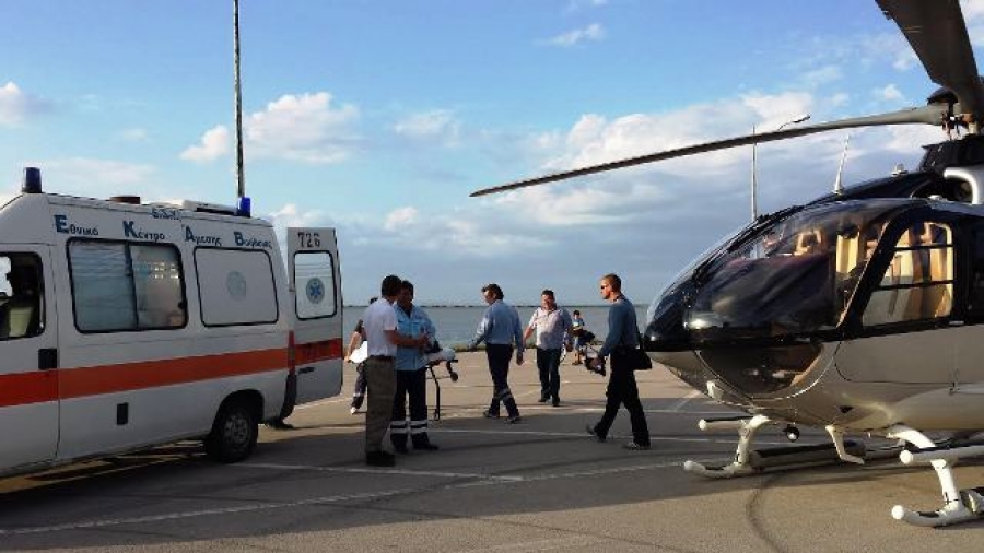 ΦΩΤΟ-Τραυματισμός στο πάρτι της Ριμπολόβλεβα