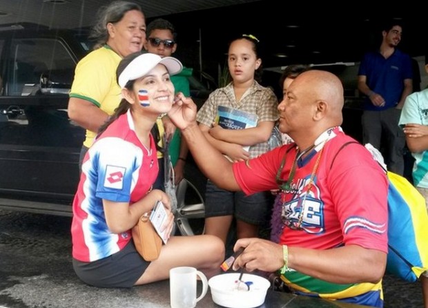 ΦΩΤΟ- Στο ξενοδοχείο οι οπαδοί της Κόστα Ρίκα