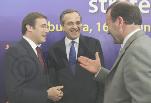 ΦΩΤΟ-Με Κοέλιο και Βέμπερ συναντήθηκε ο Σαμαράς