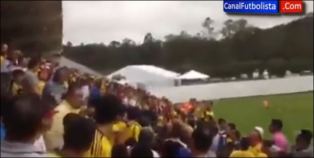 ΒΙΝΤΕΟ-Έπεσε ξύλο στην προπόνηση της Κολομβίας