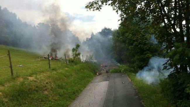 ΦΩΤΟ-Eurofighter συγκρούστηκε στον αέρα με Learjet