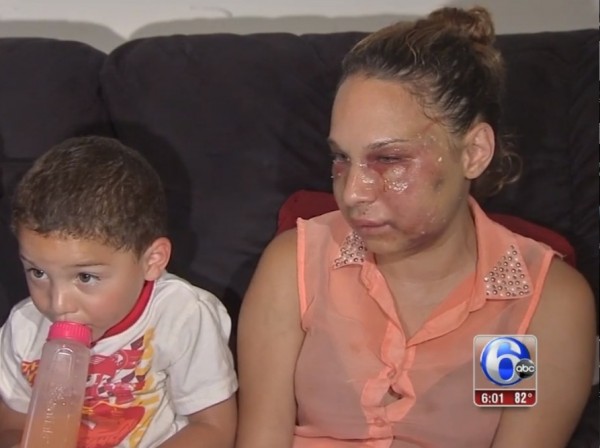 BINTEO-Τη χτύπησε με μανία μπροστά στο παιδί της