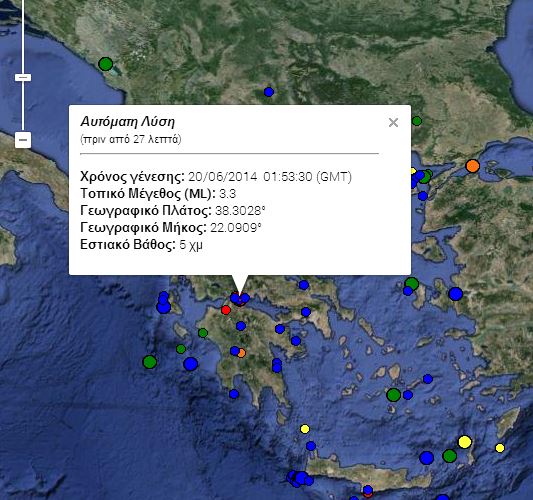 Σεισμός στο Αίγιο