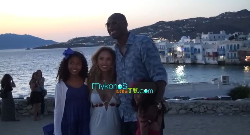 ΒΙΝΤΕΟ-Ο Κόμπι Μπράιαντ στην Μύκονο