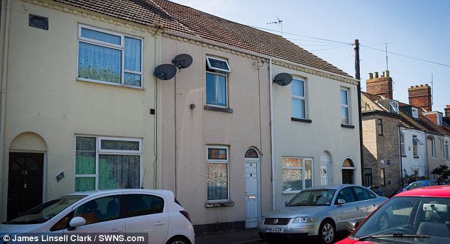 Ridden: This house, also in Great Yarmouth, only lasted Ms James two months as she swiftly left it due to a slug infestation