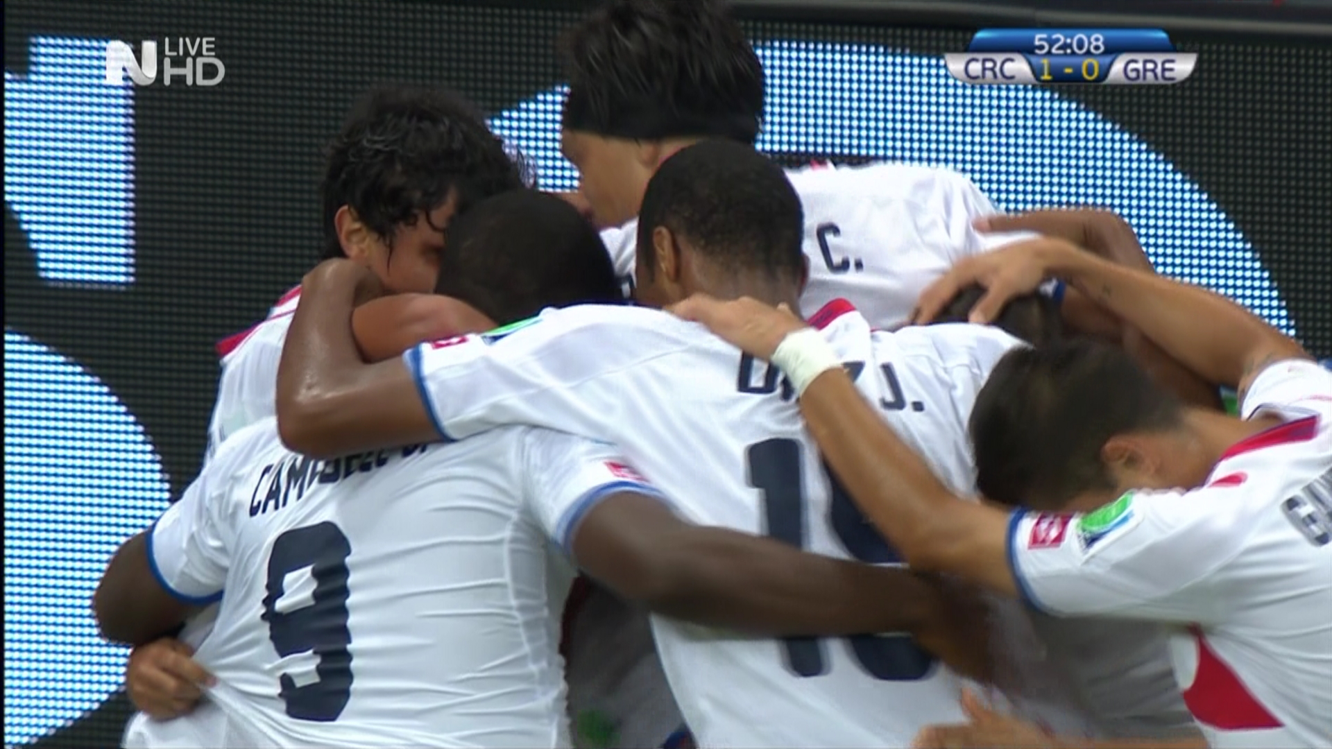 Live: Κόστα Ρίκα-Ελλάδα 1-0 (52′)