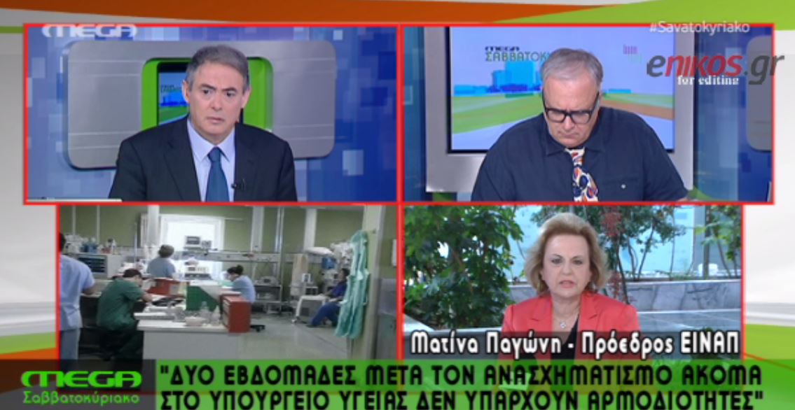 ΒΙΝΤΕΟ-“Να δοθούν επιτέλους αρμοδιότητες στο υπ. Υγείας”