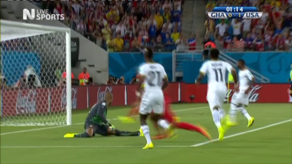 Live: Γκάνα-ΗΠΑ 0-1 (1’)