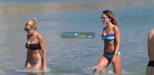 ΒΙΝΤΕΟ-Παπαβασιλείου και Πασχάλη κάνουν μπάνιο στην Μύκονο
