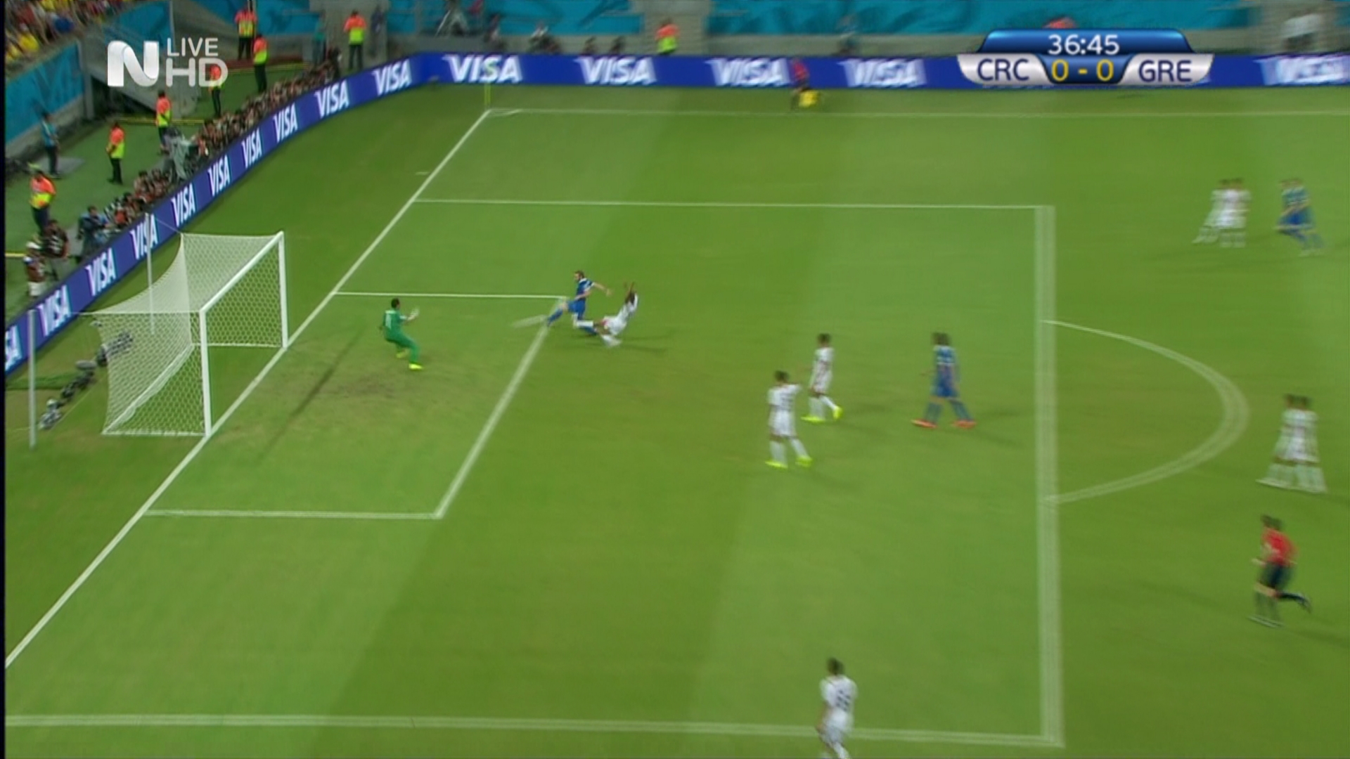 Live: Μεγάλη ευκαιρία για την Ελλάδα (36’)