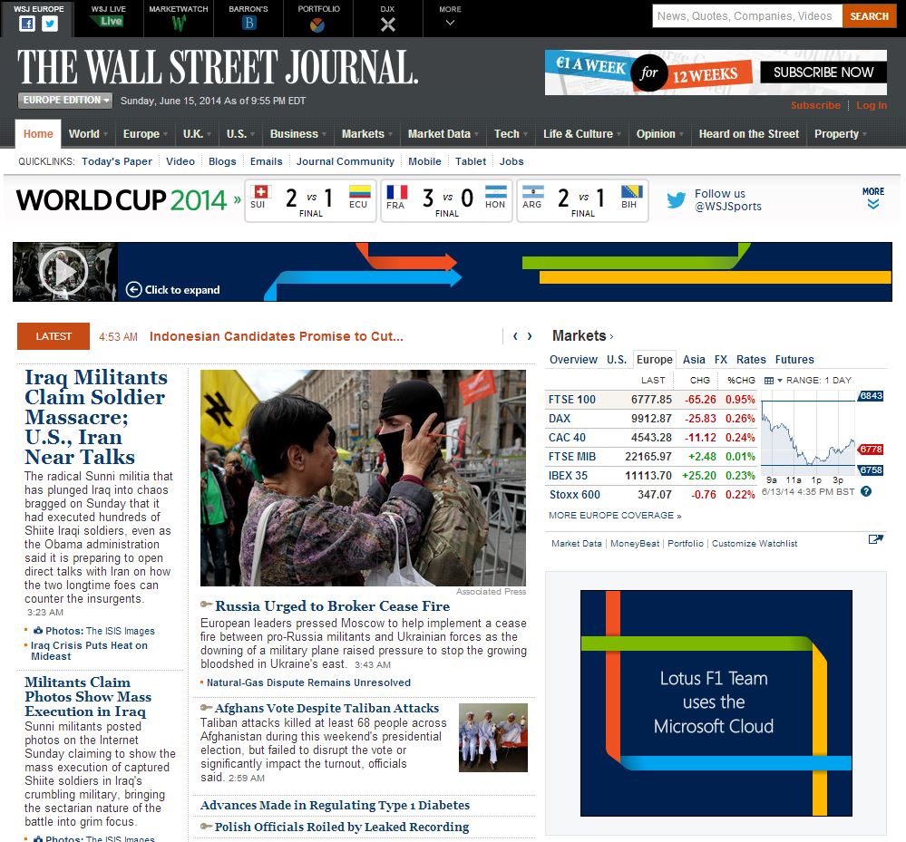 WSJ: Διάλογος ΗΠΑ-Ιράν για το Ιράκ