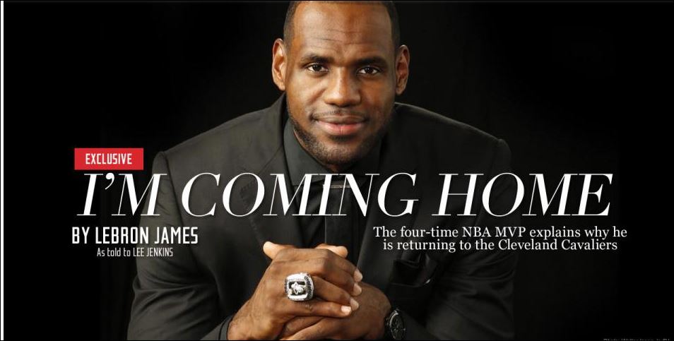 Ο Λεμπρόν Τζέιμς επιστρέφει στο Κλίβελαντ