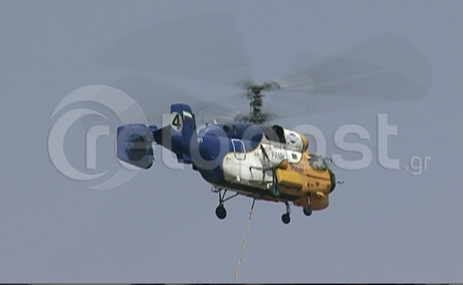 ΒΙΝΤΕΟ-Σε εξέλιξη πυρκαγιά στον Προφήτη Ηλία Ηρακλείου