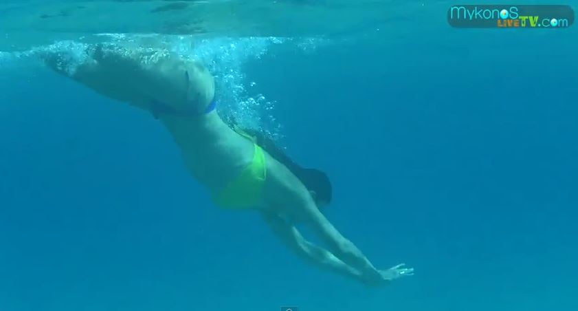 ΒΙΝΤΕΟ-Η “γοργόνα” Ζωή Δημητράκου