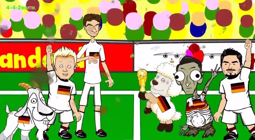 ΒΙΝΤΕΟ-Ο τελικός του μουντιάλ σε καρτούν