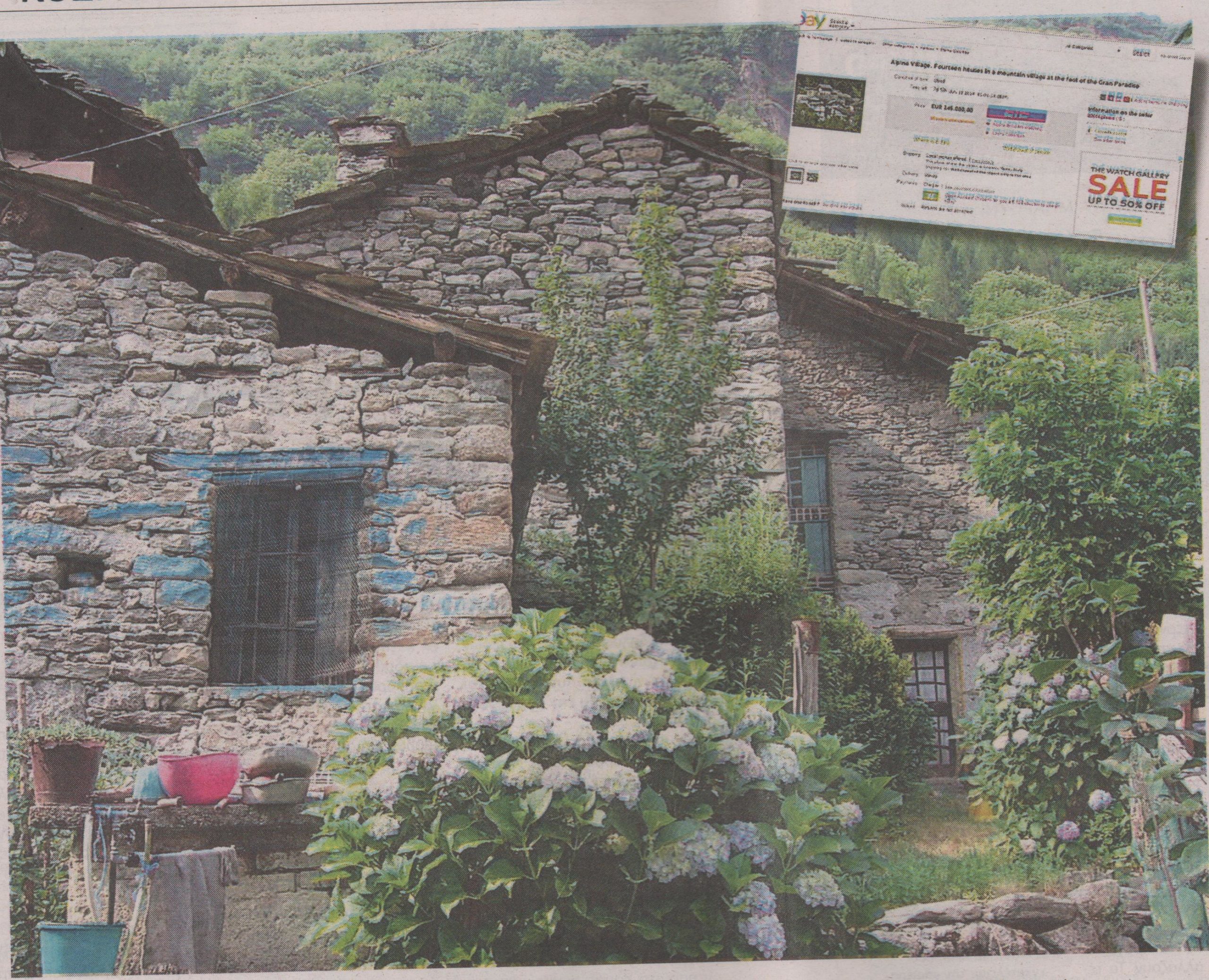 ΦΩΤΟ-Πωλείται ένα ολόκληρο χωριό στην τιμή σπιτιού