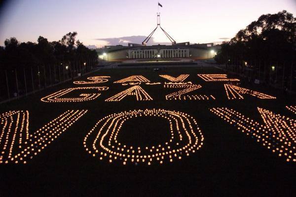 ΦΩΤΟ-Η συγκλονιστική διαμαρτυρία για τη Γάζα