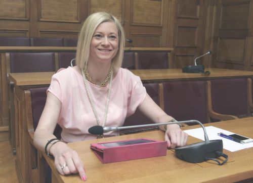 ΦΩΤΟ-Η Ραχήλ Μακρή στα… ροζ