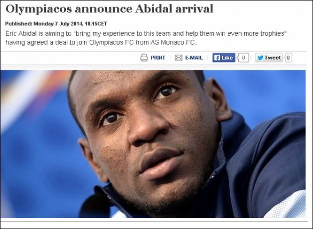 Πρώτο θέμα στην UEFA ο Αμπιντάλ