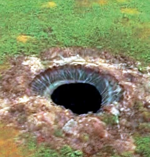 Κρατήρας αγνώστου προελεύσεως στη Σιβηρία