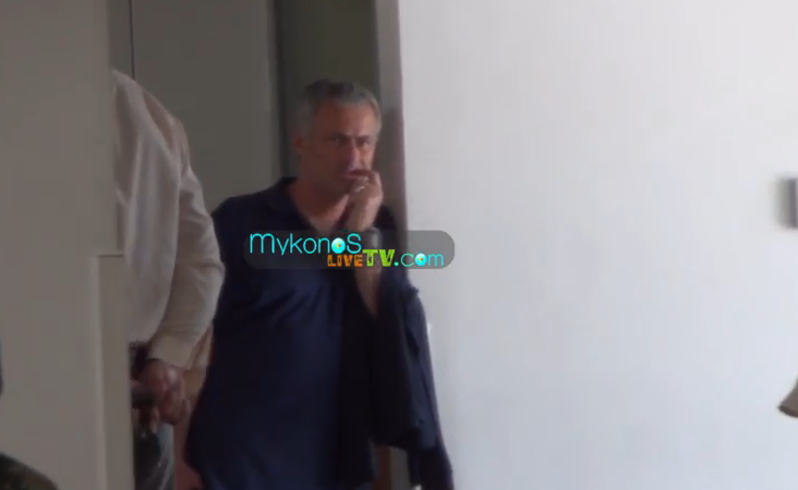 BINTEO-O Mουρίνιο αποχαιρετά την Μύκονο