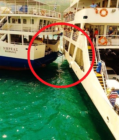 Σύγκρουση πλοίων στο λιμάνι της Ηγουμενίτσας