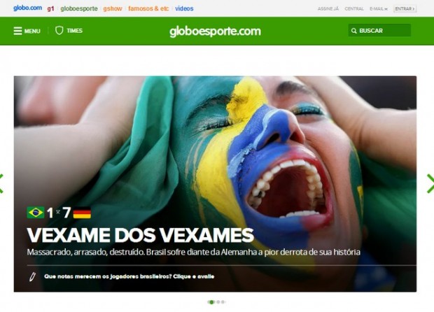 Ο ξένος Τύπος για το διασυρμό της Βραζιλίας