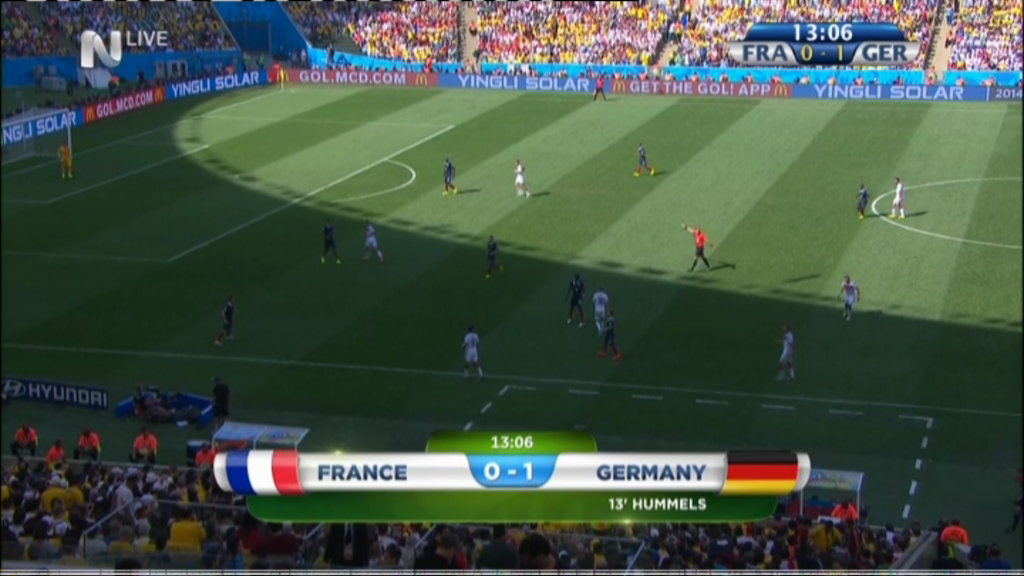 Live: Γαλλια – Γερμανία 0-1 (13’)