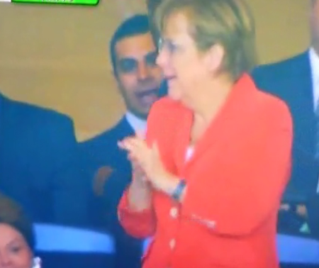 ΒΙΝΤΕΟ-Οι πανηγυρισμοί της Μέρκελ για το γκολ του Γκέτσε